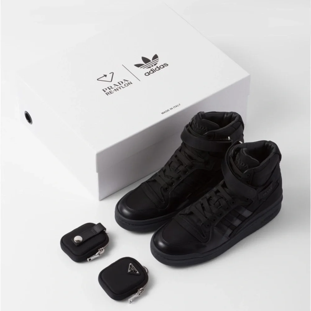 Prada x Adidas Re-Nylon Forum High-Top Sneakers - Picture 7 of 11